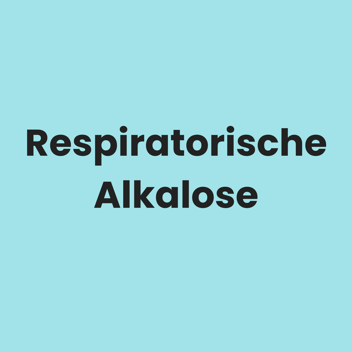 Respiratorische Alkalose - wie erkennst du sie in der BGA?